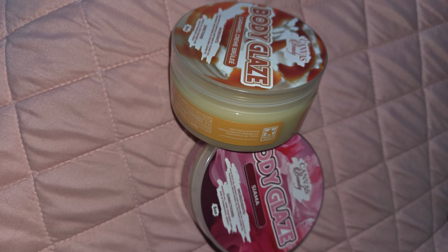Customer photo review of (NEW) BODY GLAZE: CARAMEL CREME BRULEE