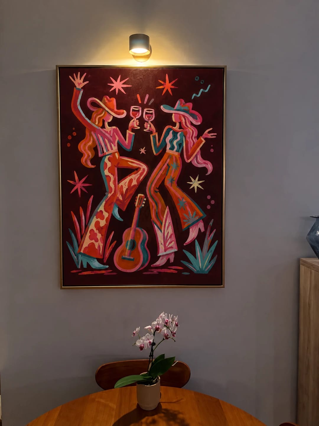 Customer photo review of Western Pop Art｜Midnight Desert Celebration