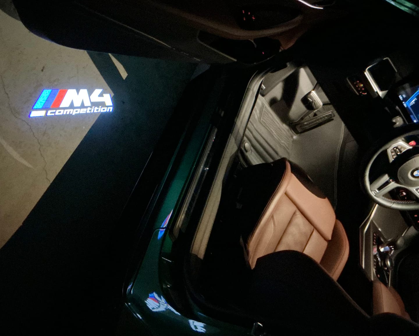 Customer photo review of BMW G SERIES DOOR LIGHTS