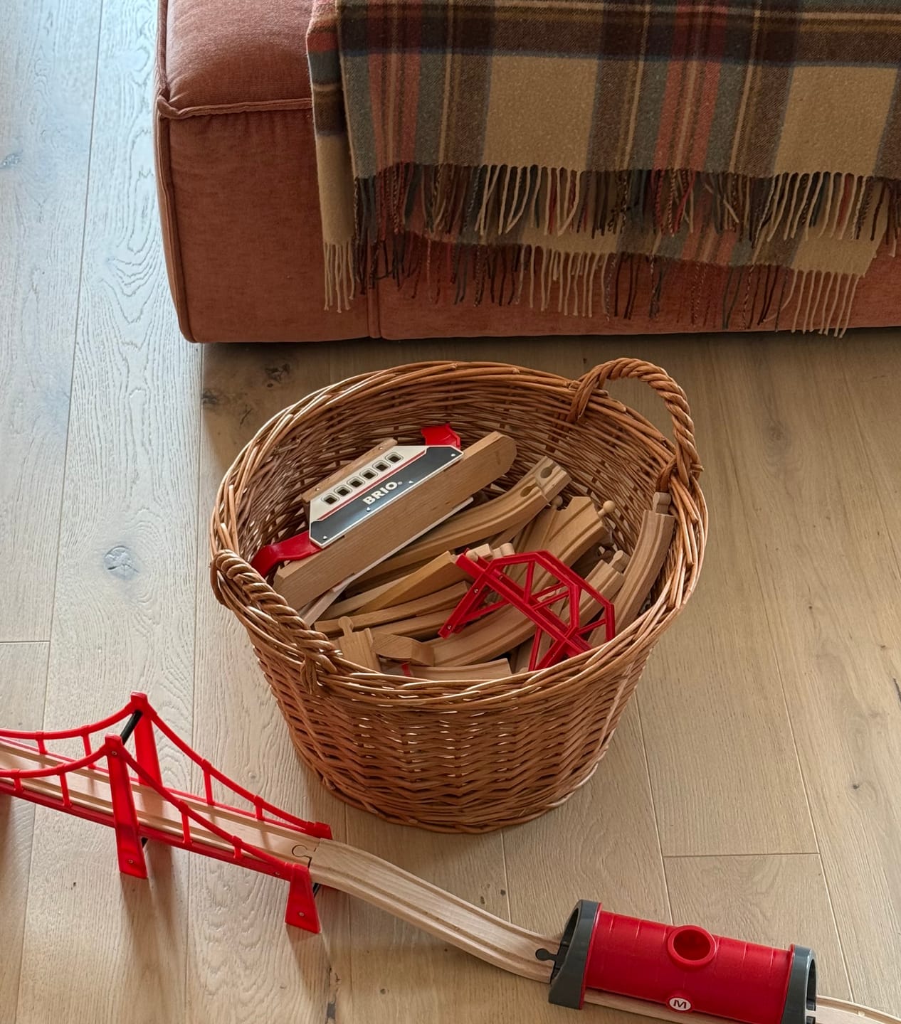 Customer photo review of Høy kurv med håndtak