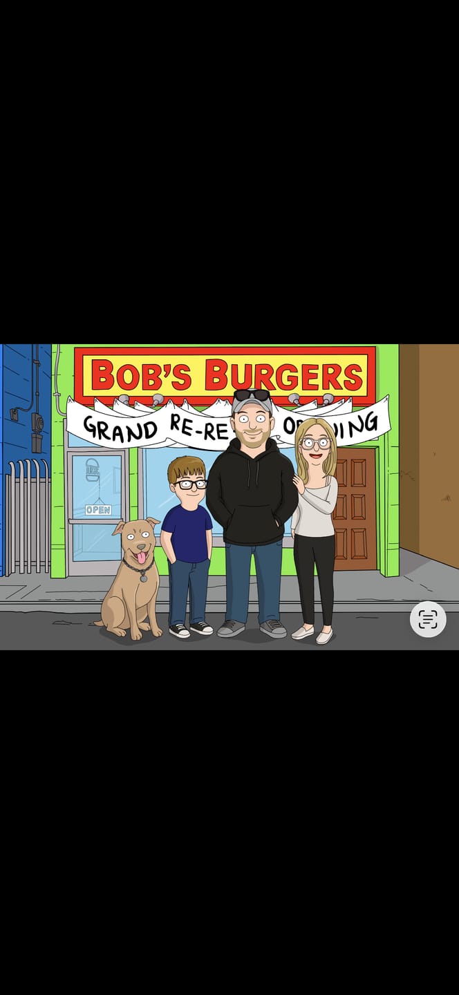 Customer photo review of 'Bob’s Burgers' Custom Portrait