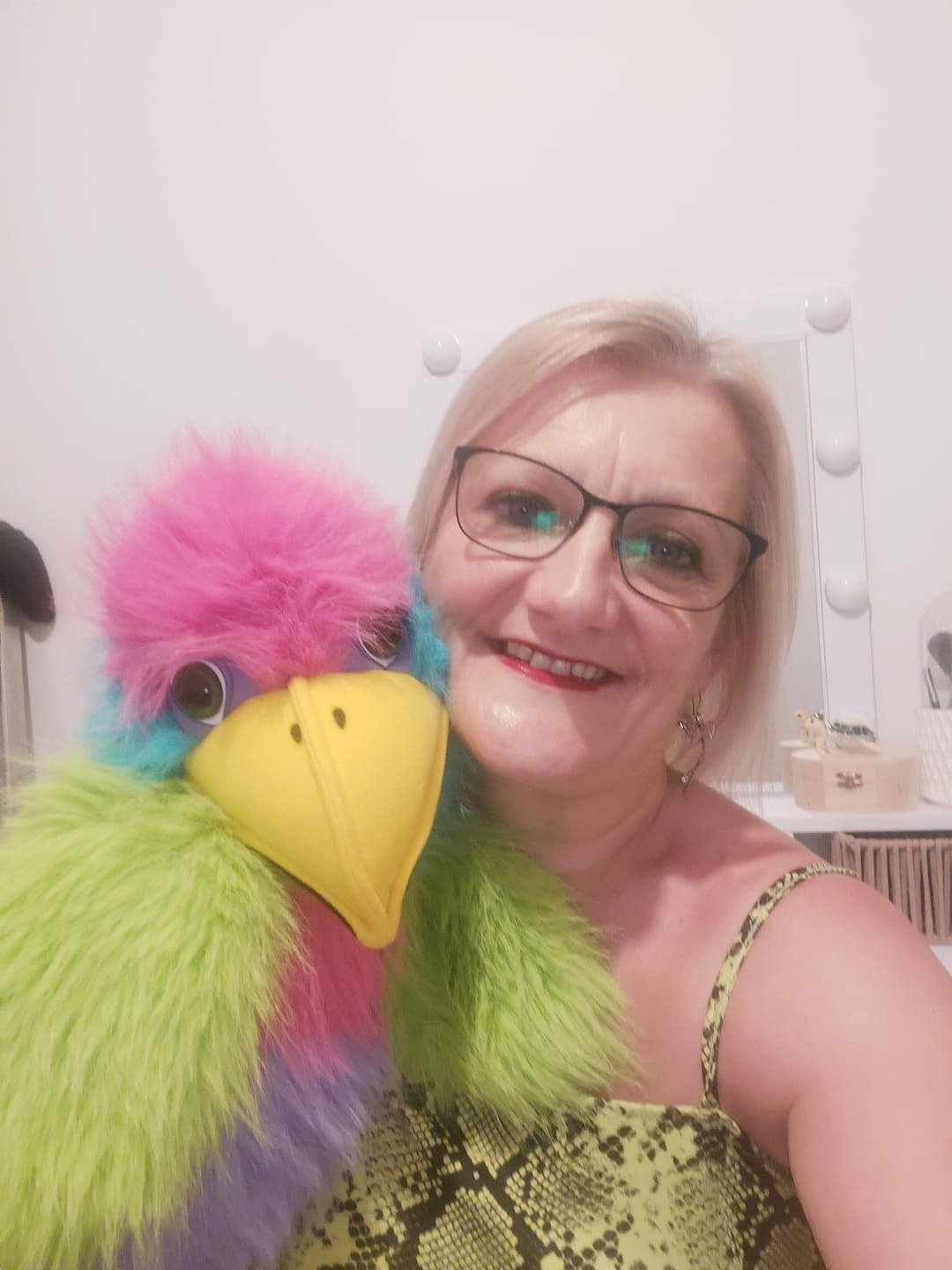 Customer photo review of Oiseau de paradis Marionnette