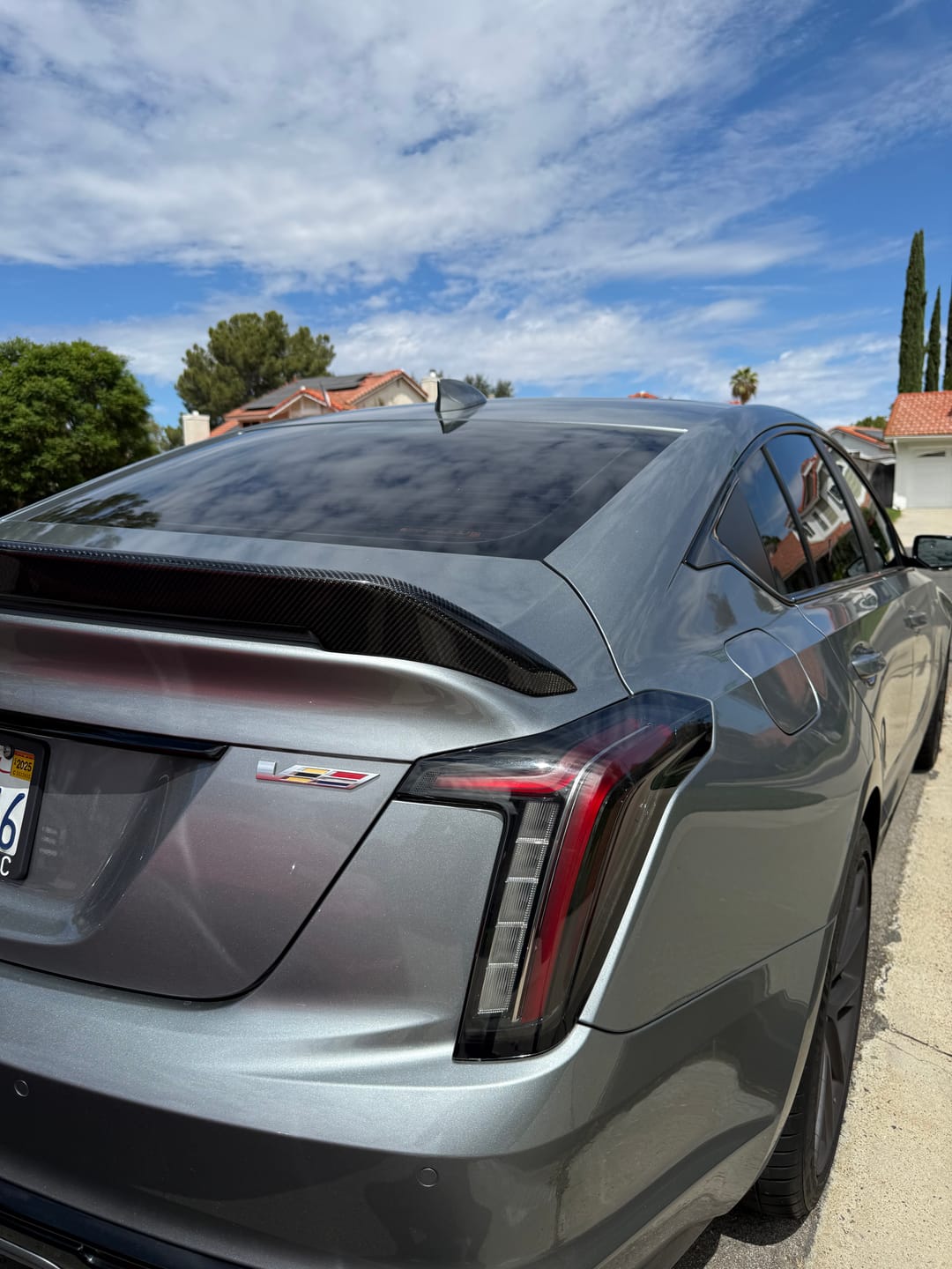 Customer photo review of 2020-Up Cadillac CT5-V / CT5 Blackwing Style Rear Spoiler