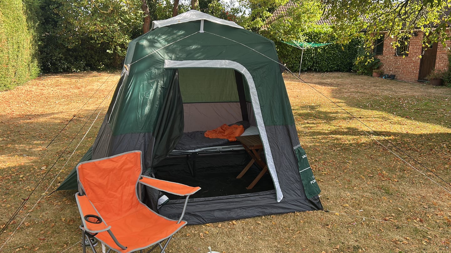Customer photo review of 2-Step Cabin Tent