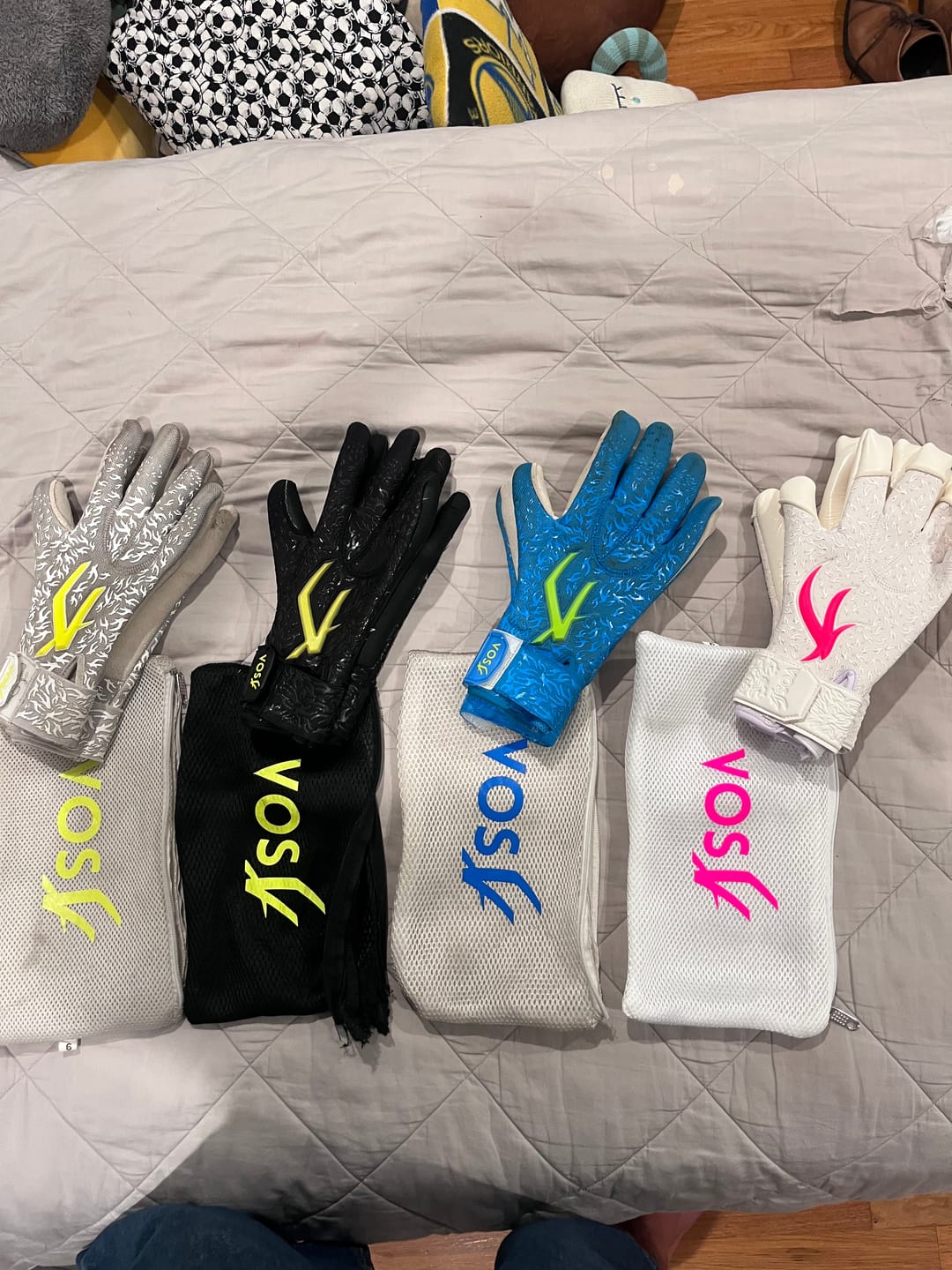 Customer photo review of VOS Match Tenax - White/Surge Pink