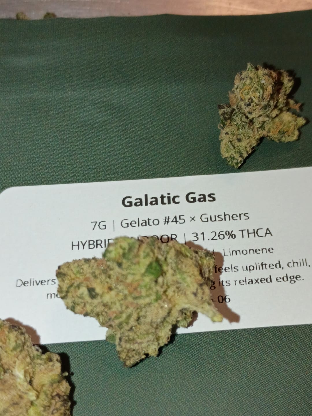 Customer photo review of Galactic Gas