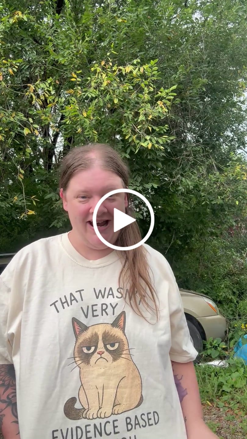 Customer video review of That Wasn't Very Evidence Based of You T-shirt