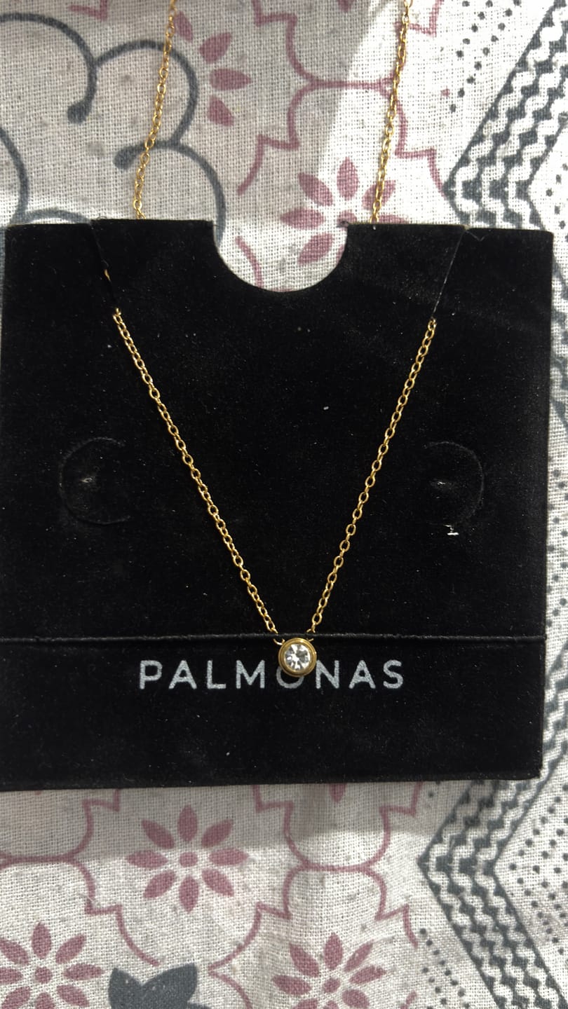 Customer photo review of Celestial Orbit Necklace
