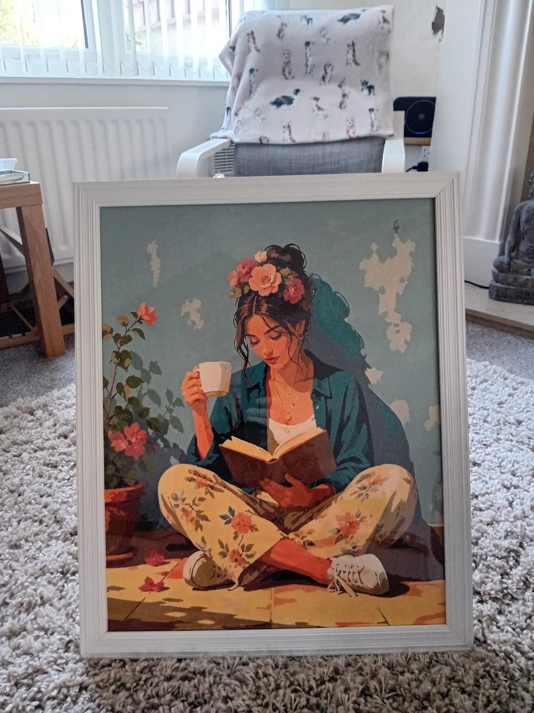 Customer photo review of Floral Escape | Paint by Number