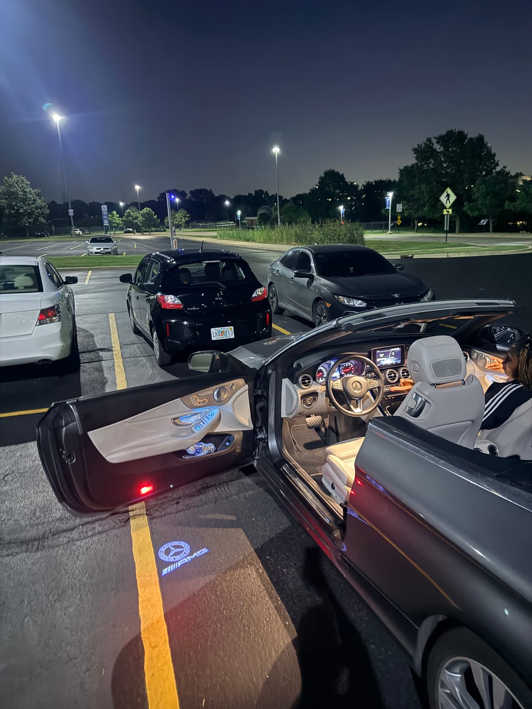 Customer photo review of MERCEDES DOOR LIGHTS