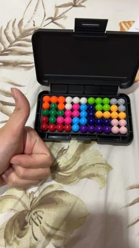 Customer photo review of Brainy Beads™ – IQ Puzzle Game