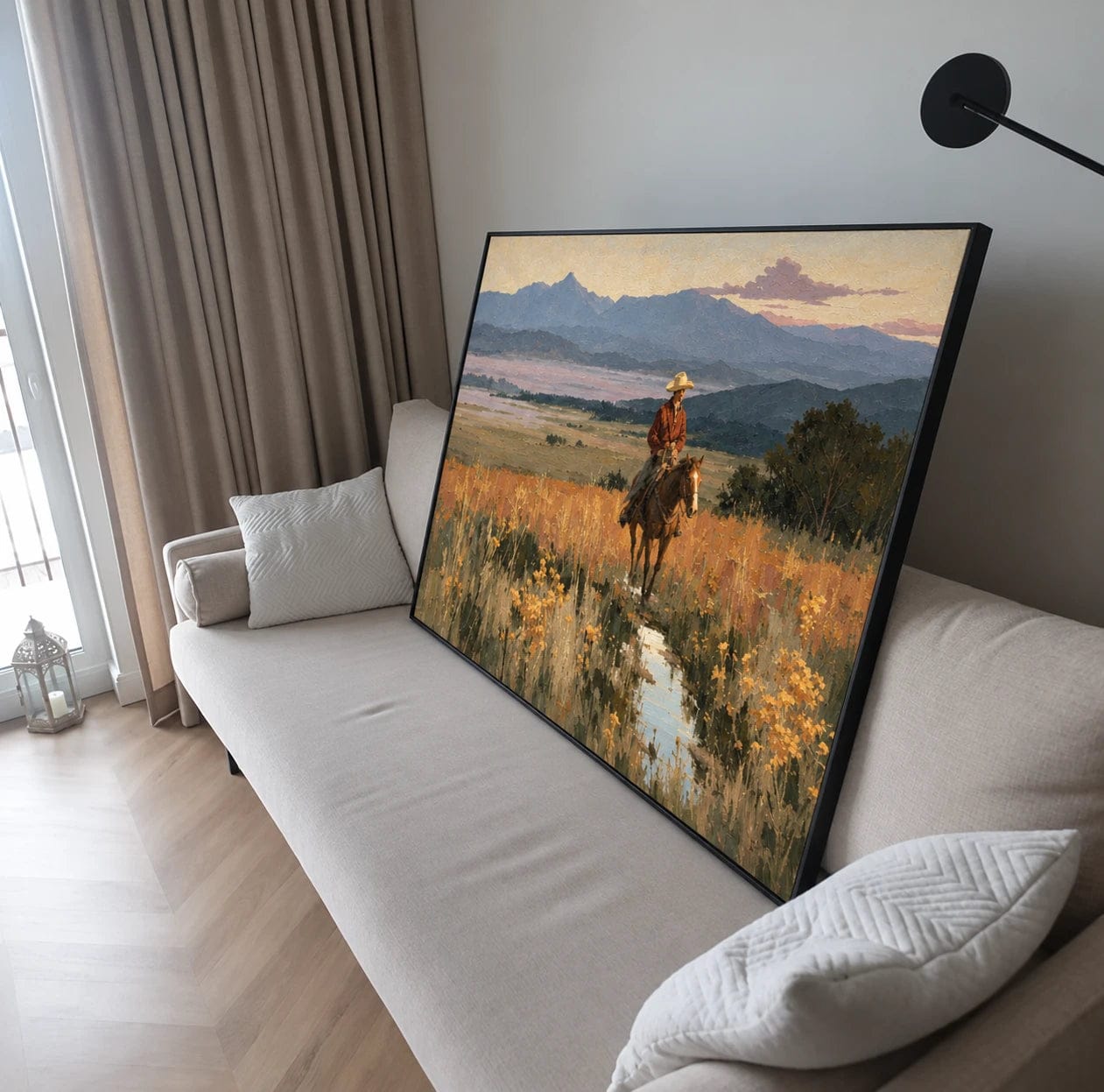 Customer photo review of Western Landscapes Art｜Golden Crossing