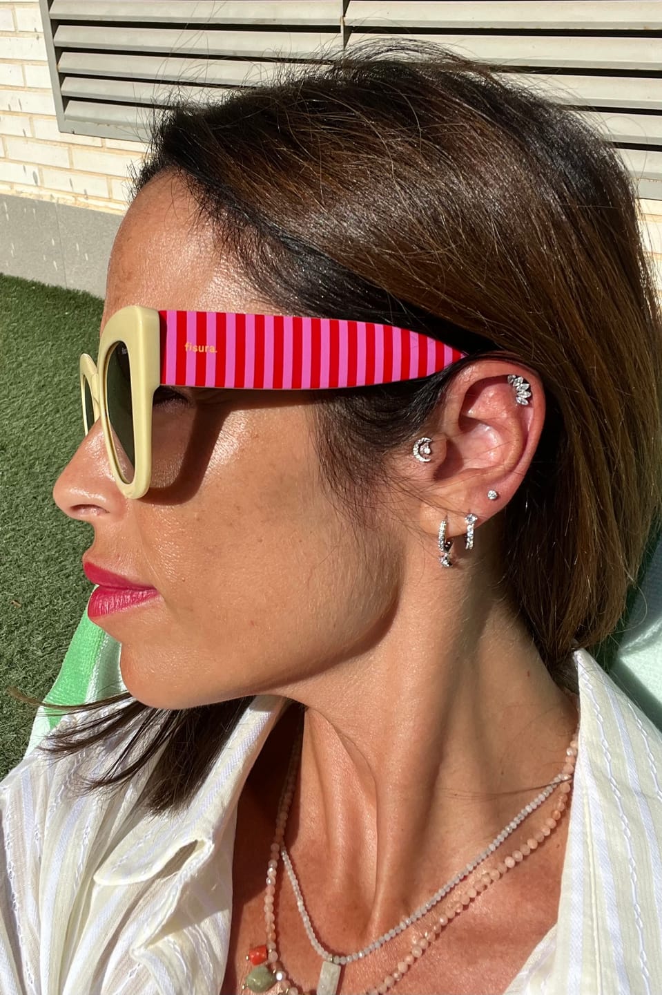 Customer photo review of Pendientes Circonio