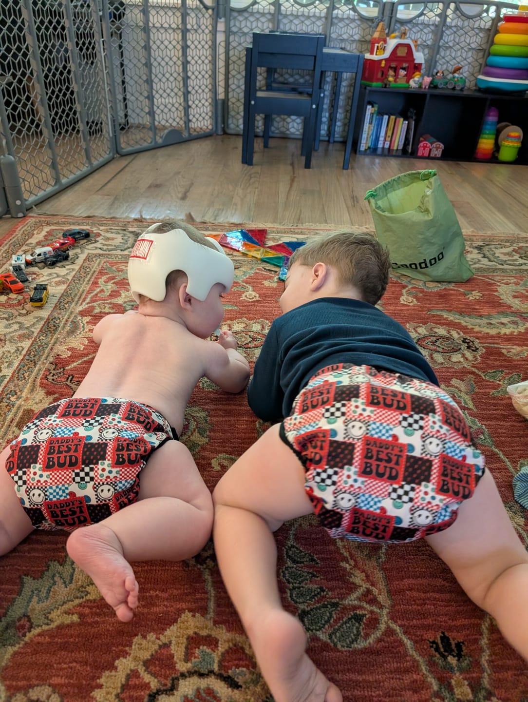Customer photo review of One Size Cover Cloth Diaper