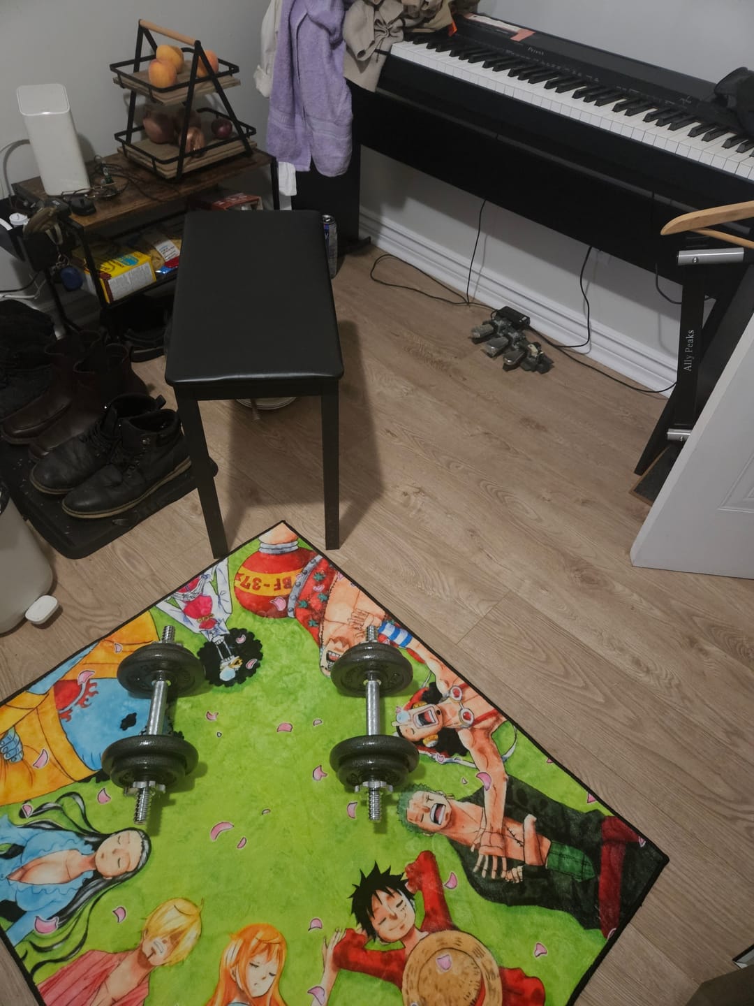 Customer photo review of One Piece Straw Hat Crew Rug