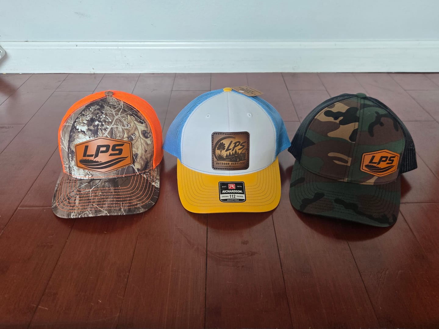 Customer photo review of Richardson 112 Custom Leather Patch Hats