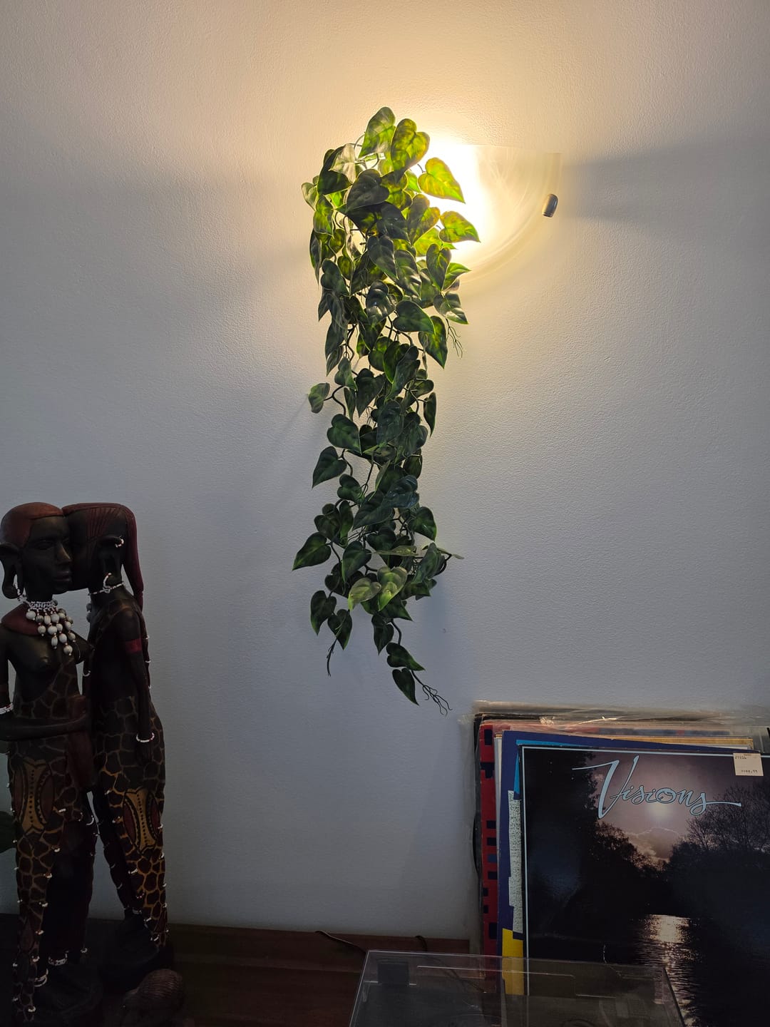 Customer photo review of Hanging Artificial Pothos / Philodendron Plant UV Resistant 85cm