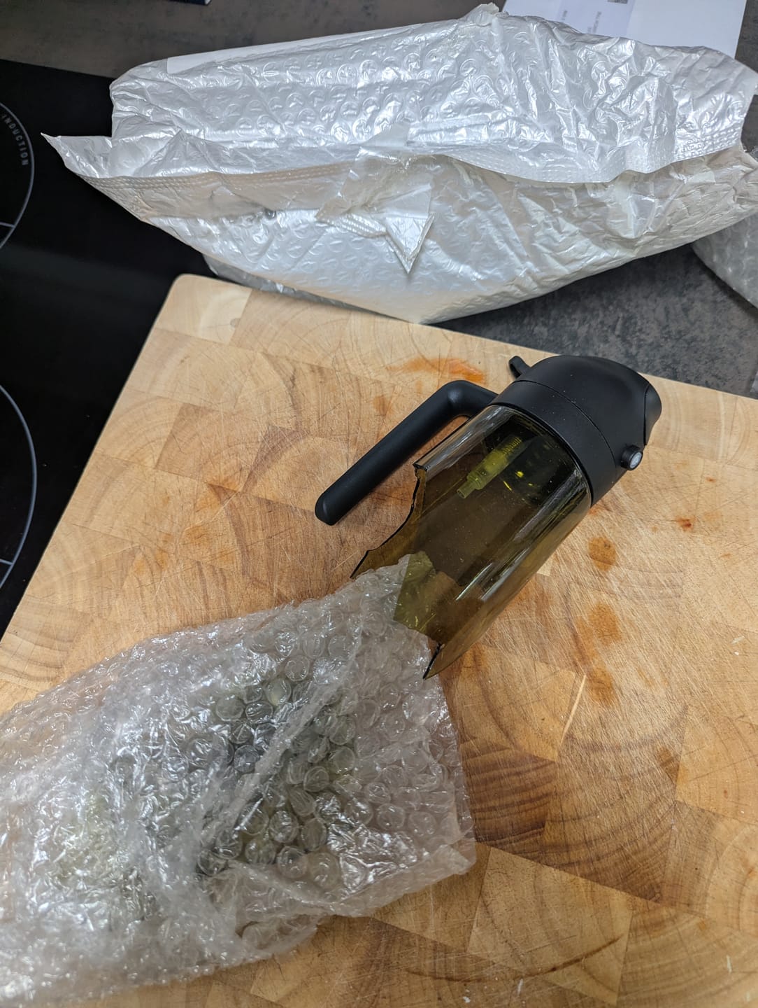 Customer photo review of 2 in 1 Oil Dispenser