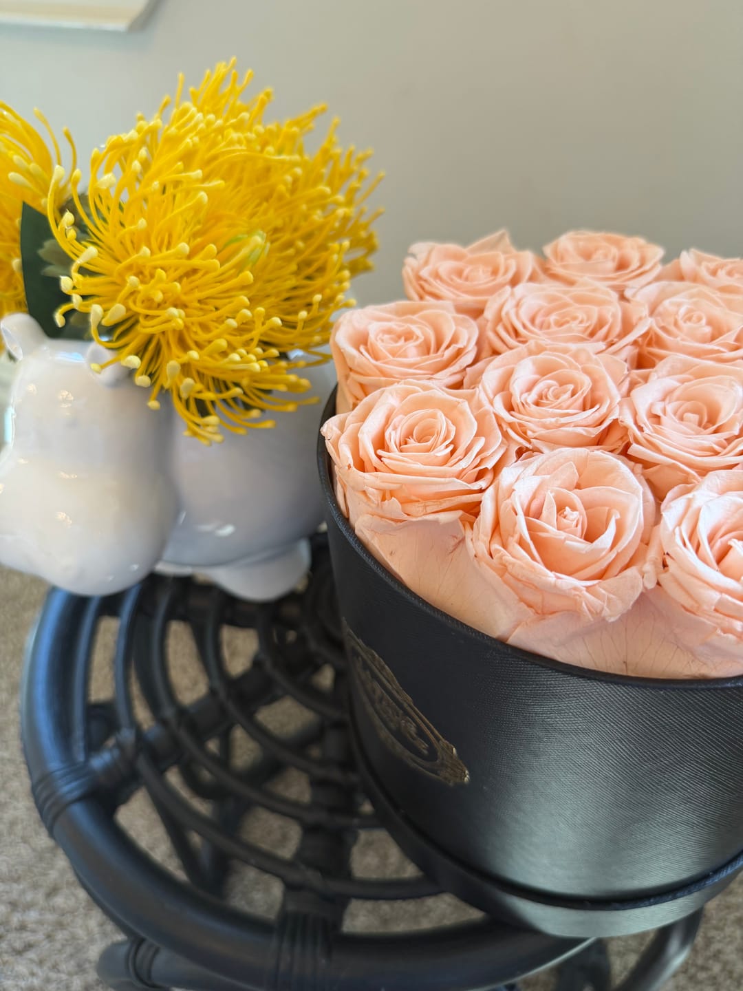 Customer photo review of Signature 13 Roses In Black Box