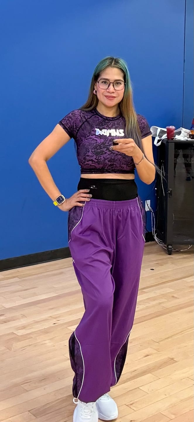 Customer photo review of Rock 'n' Roll Cap Sleeve Crop Top