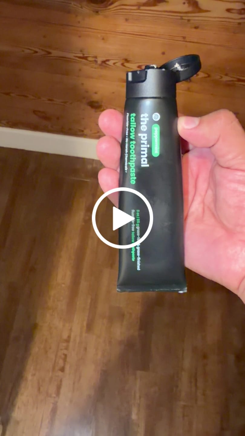 Customer video review of Tallow Toothpaste (Peppermint)