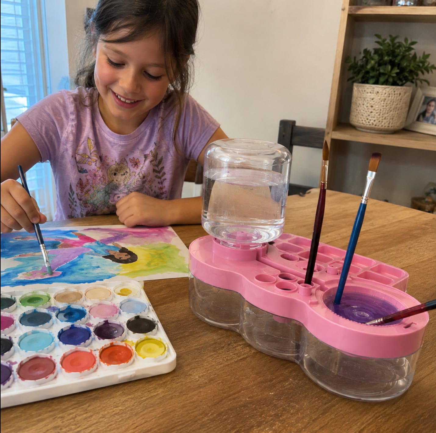 Customer photo review of Brush Cleaning Station