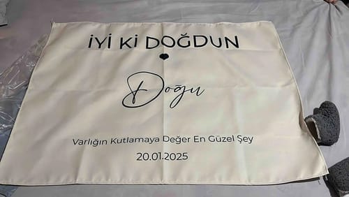 Customer photo review of Duvar Örtüsü