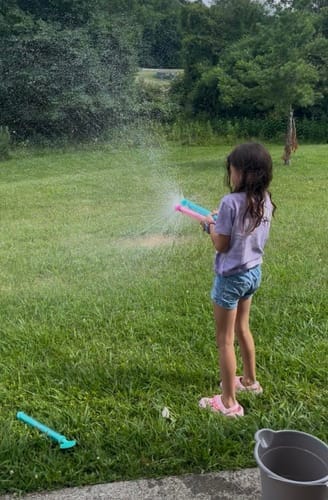 Customer photo review of SplashWands™ – 4 Pack Pump Action Water Sprayers