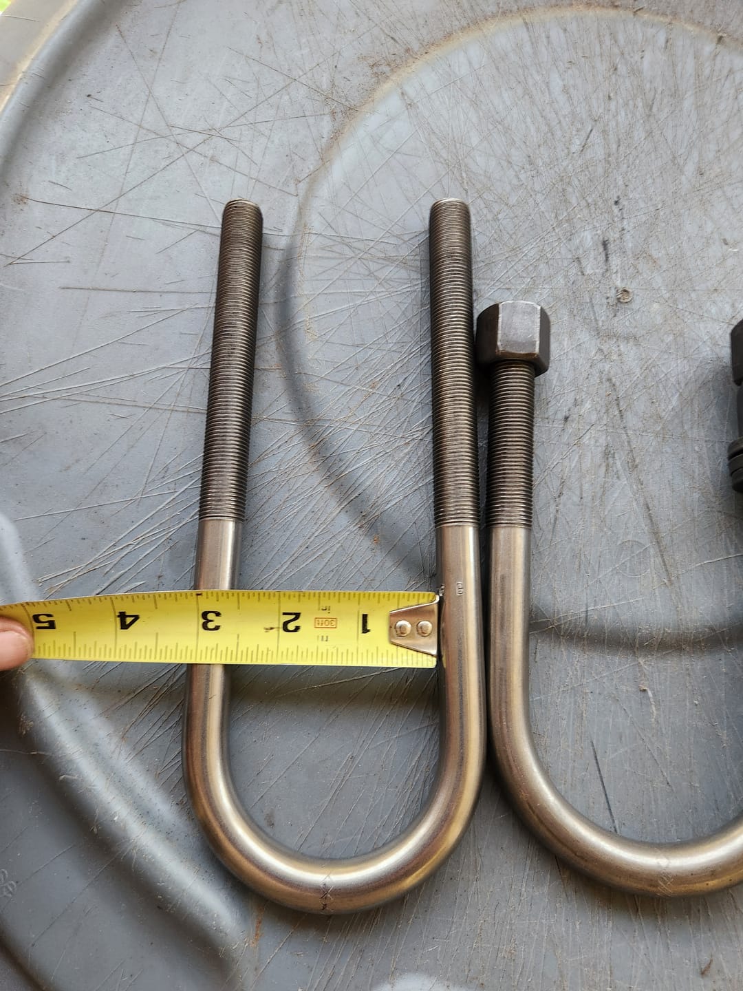 Customer photo review of 5/8 Inch Diameter U-Bolts - Round