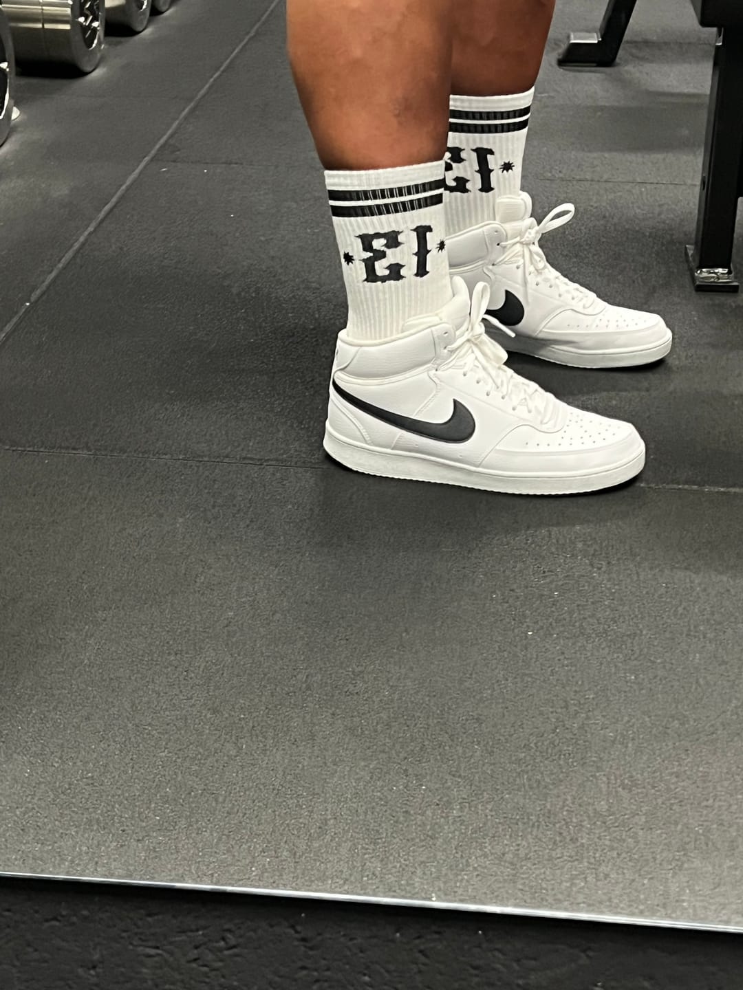 Customer photo review of 13 Socks - Twisted Generation - White