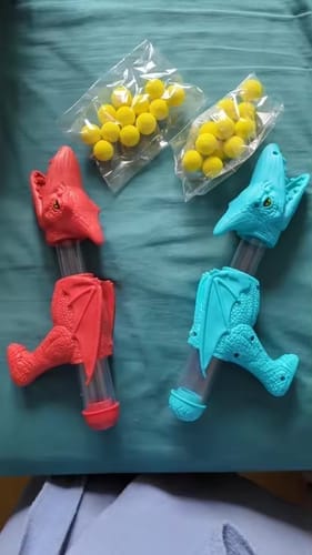 Customer photo review of DinoBlast™ - Interactive Shooting Target Game