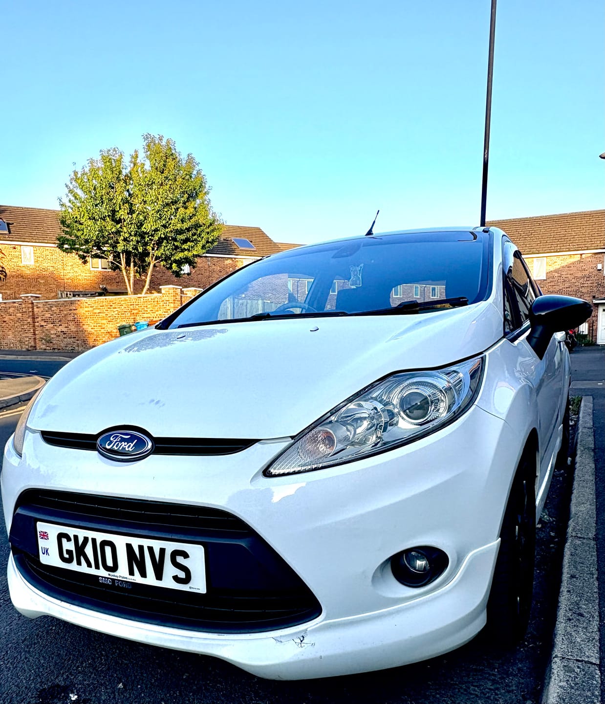 Customer photo review of Ford Fiesta MK7 Gloss Black Mirror Covers (2009-2017)