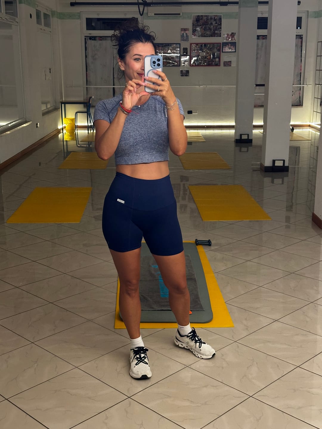 Customer photo review of Shorts All Up Blu Notte