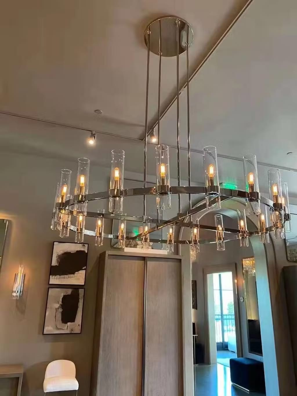 Customer photo review of Ravella Round Chandelier