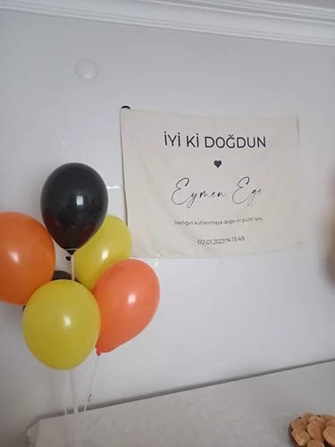 Customer photo review of Duvar Örtüsü