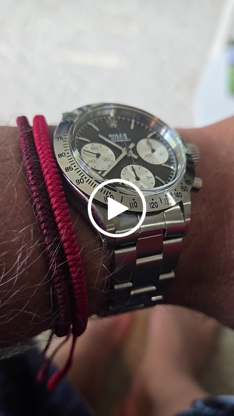 Customer video review of DAYTONA 37MM VINTAGE STEEL CASE BLACK DIAL