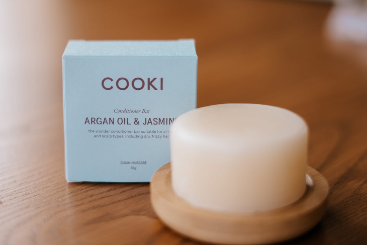 Customer photo review of Argan & Jasmine Conditioner Bar