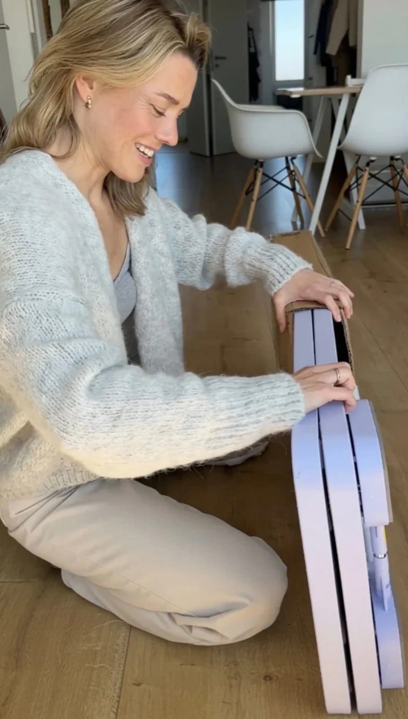 Customer photo review of Flovira Pilates Reformer Board