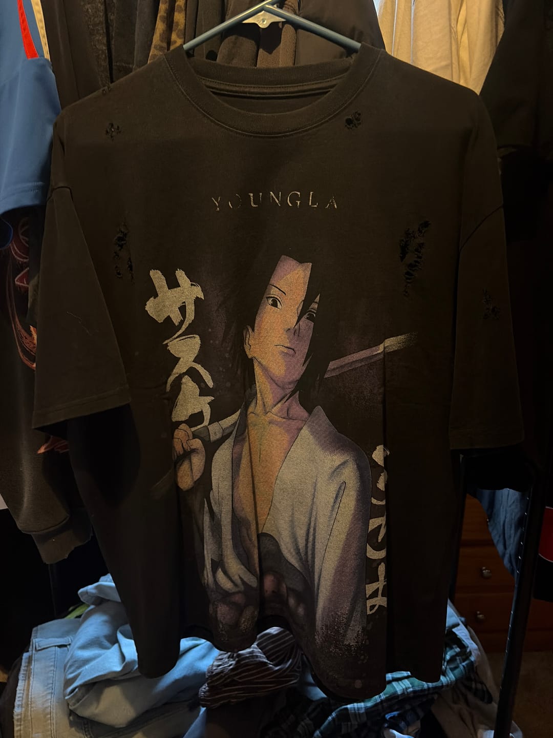 Customer photo review of 4318 - Naruto Distressed Tees