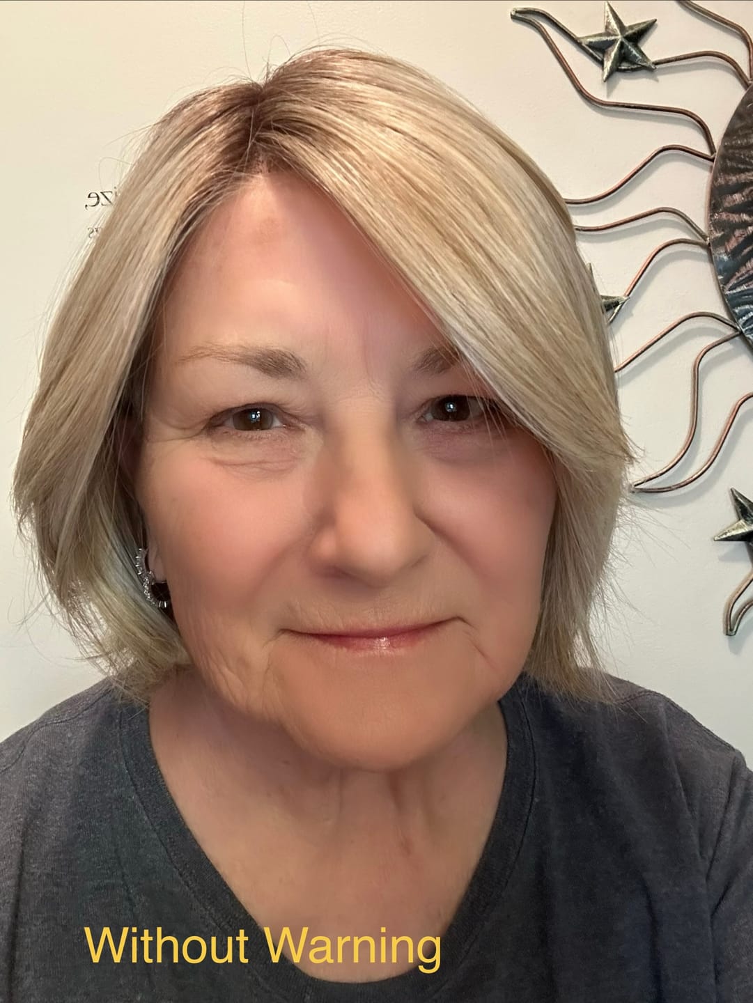 Customer photo review of WITHOUT WARNING - Sandy Blonde
