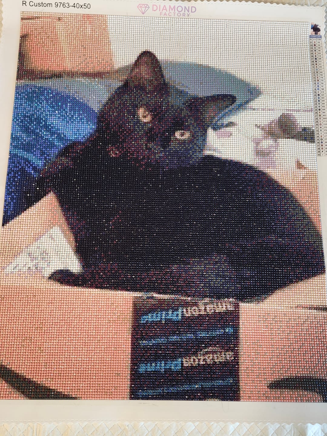Customer photo review of Custom Diamond Painting Kit