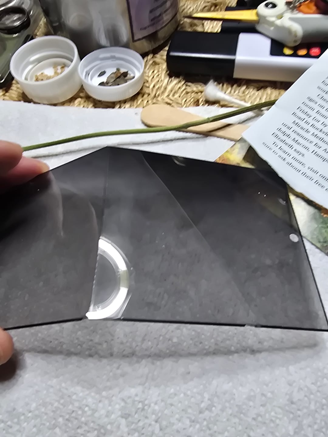Customer photo review of 3 in 1 Screen Protector - Samsung-S