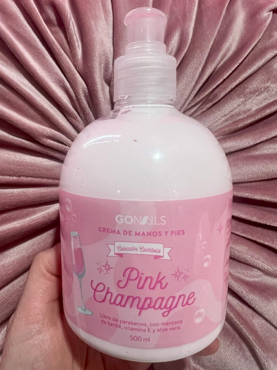 Customer photo review of Crema de Manos y Pies - Pink Champane