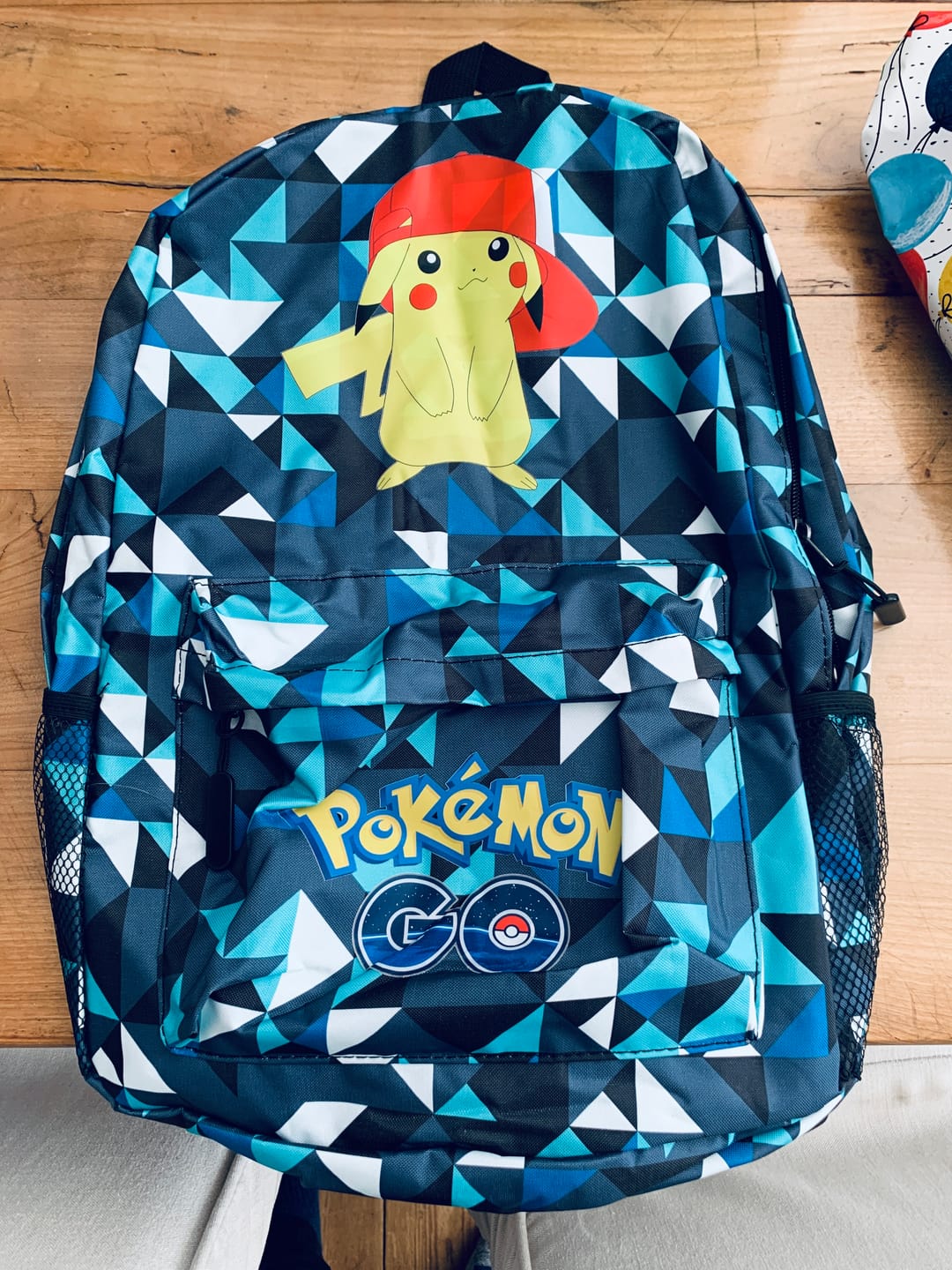Customer photo review of Grey Pikachu School Bag