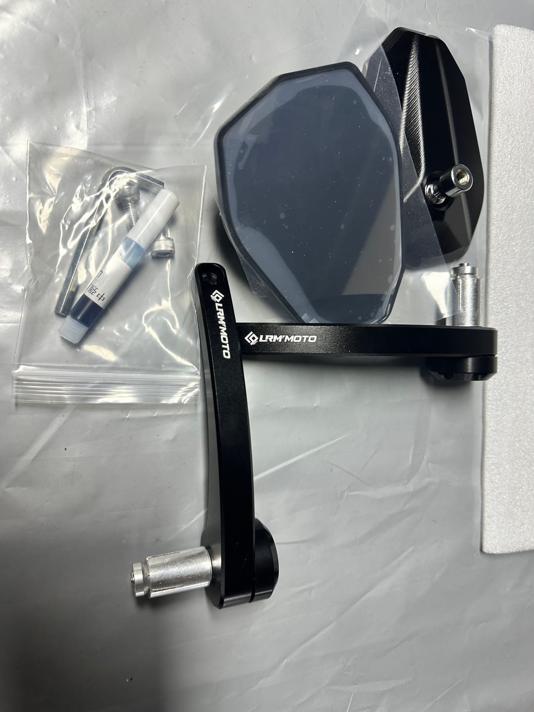 Customer photo review of 360° Rotatable Bar-End Mirrors (Pair)