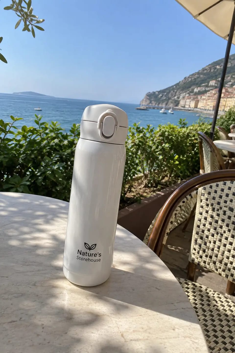 Customer photo review of Travel Thermos – White