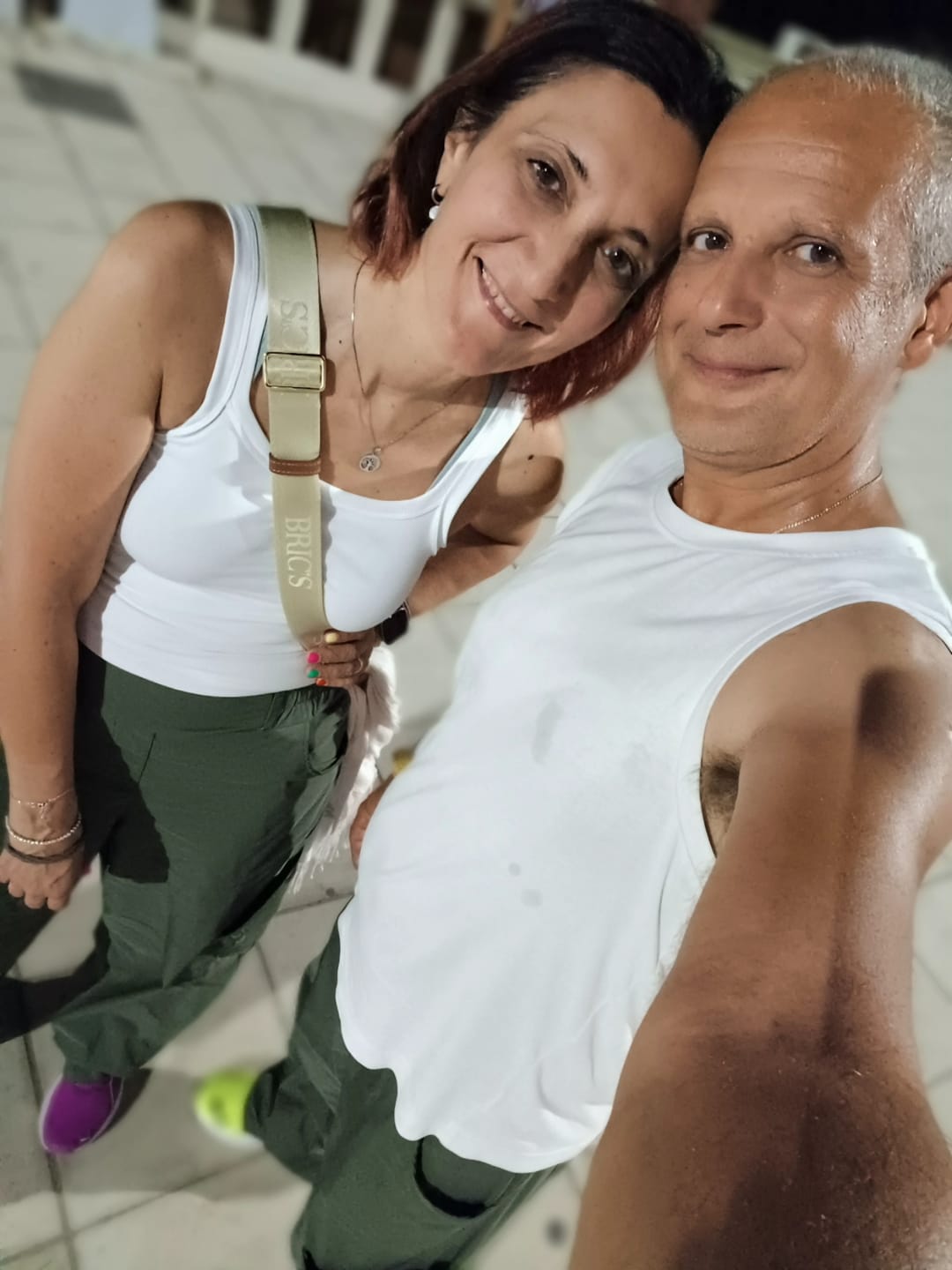 Customer photo review of Pantalone Cargo Balloon Summer Verde Militare