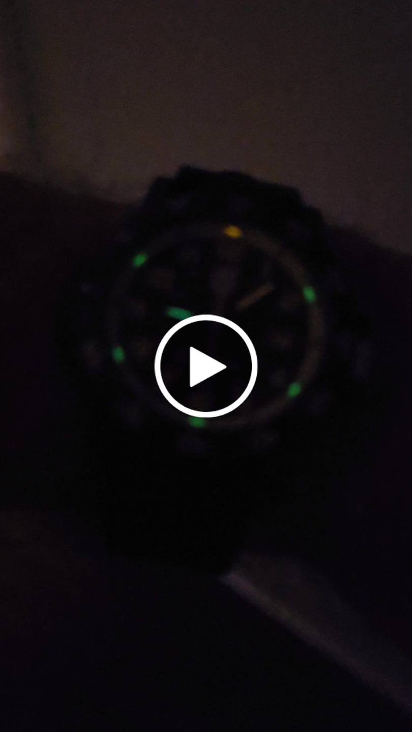 Customer video review of Luminox Men's Quartz Watch - Sea Turtle Giant 0320 Series Black Nylon Strap | 0333
