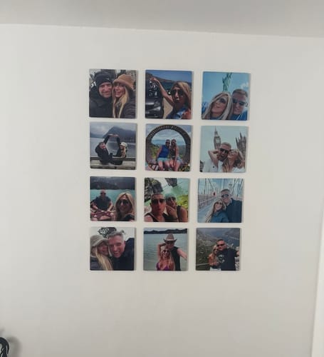 Customer photo review of Metal Photo Tile - Main