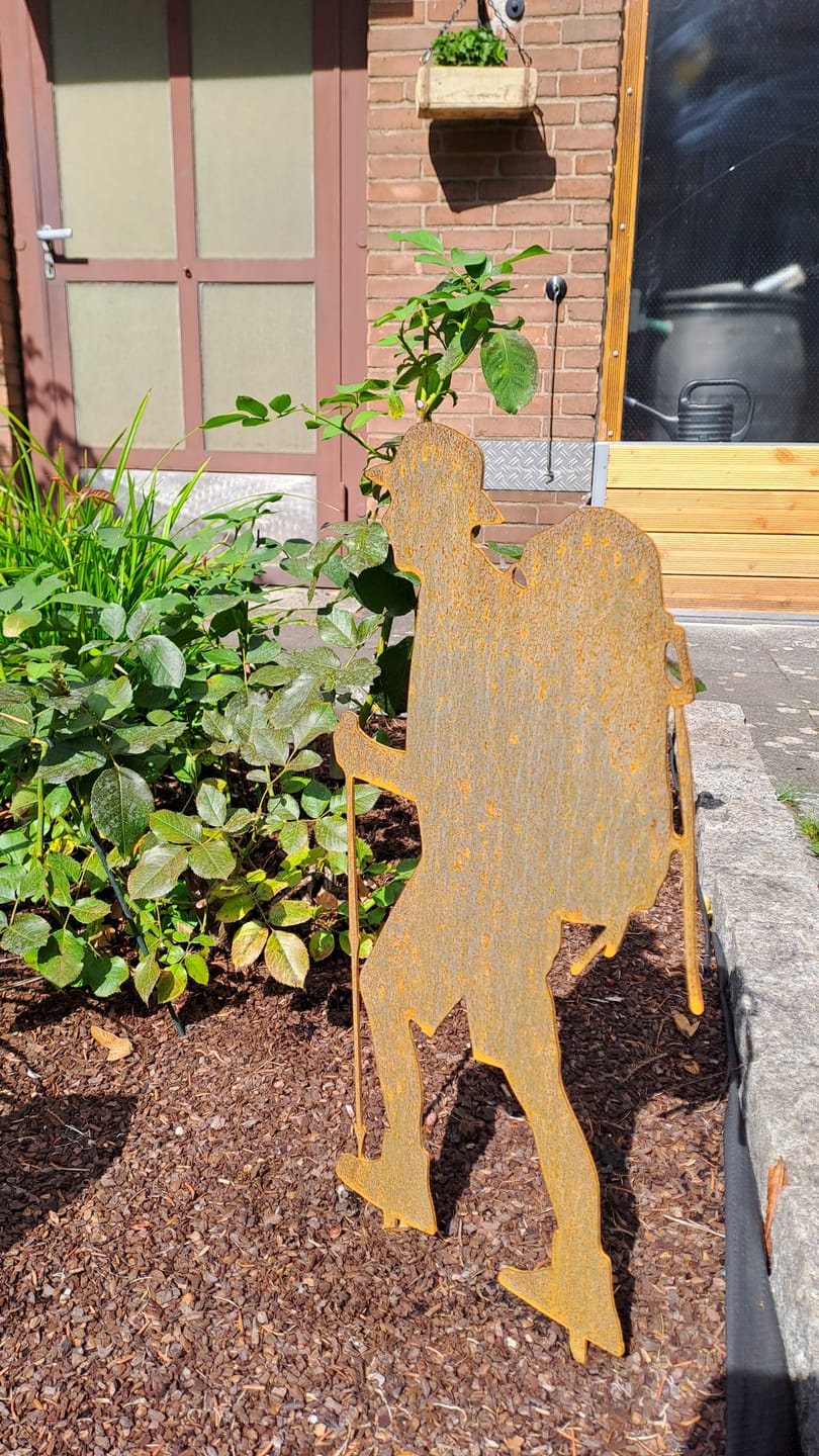 Customer photo review of Gartenstecker Wanderer